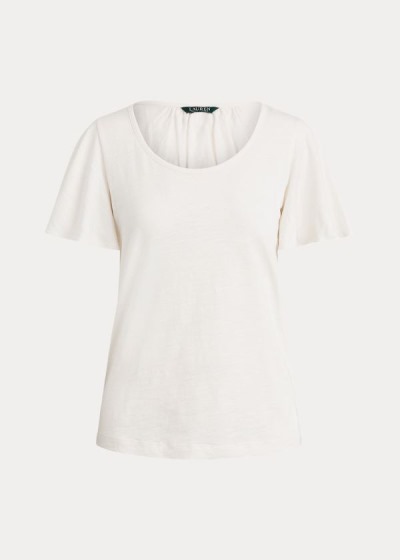 Women's Ralph Lauren Cotton Scoopneck T Shirts | 782019JUN